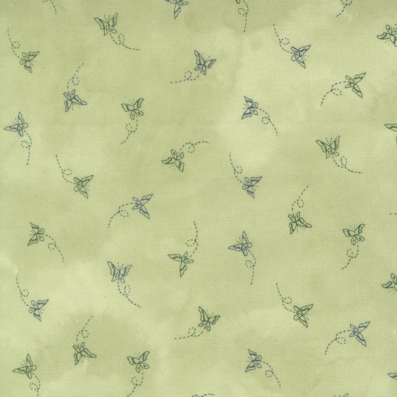 Flutterby By Janet Clare For Moda - Digital Print - Brimstone