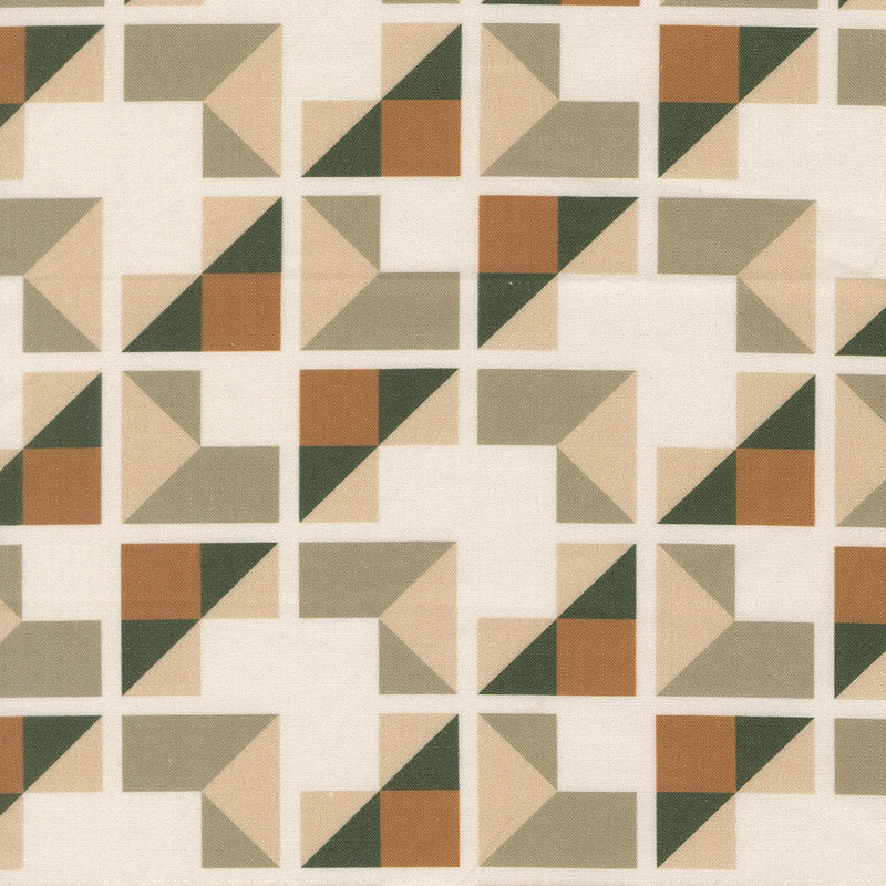 Quilted Home By Sewn By Amy Schelle For Moda - Digital Print - Sage