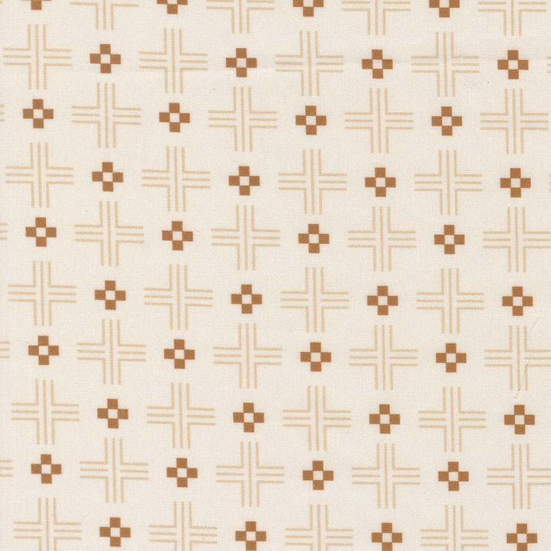 Quilted Home By Sewn By Amy Schelle For Moda - Digital Print - Eggshell