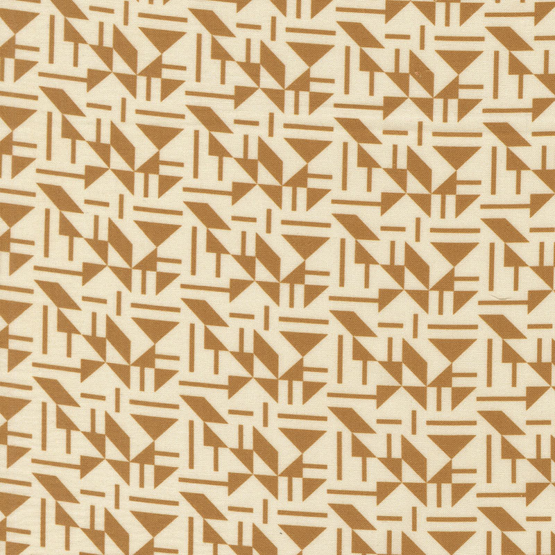 Quilted Home By Sewn By Amy Schelle For Moda - Digital Print - Golden