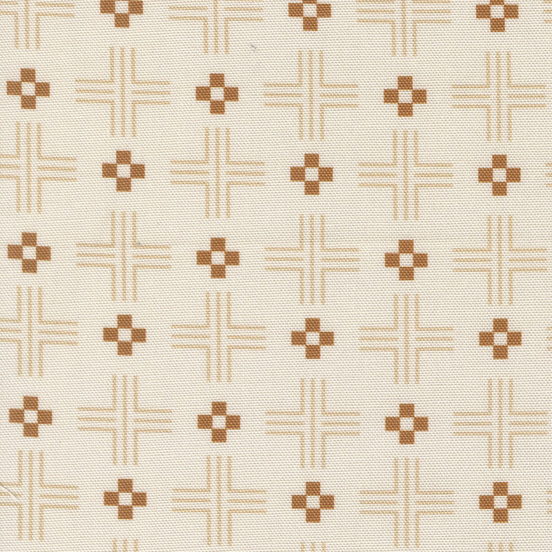 Quilted Home 54" Canvas By Sewn By Amy Schelle For Moda - Digital Print - Eggshell