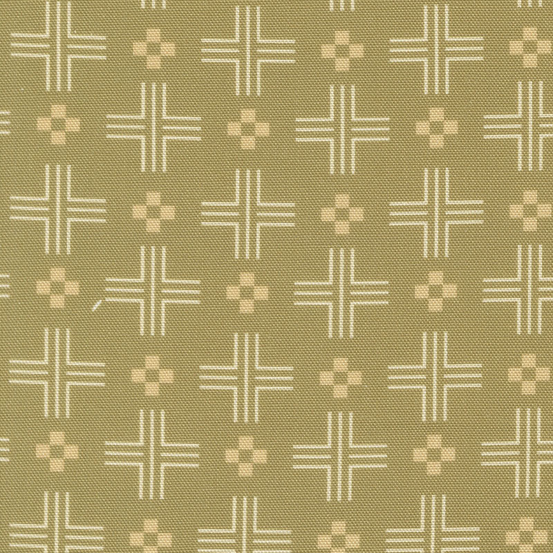 Quilted Home 54" Canvas By Sewn By Amy Schelle For Moda - Digital Print - Sage
