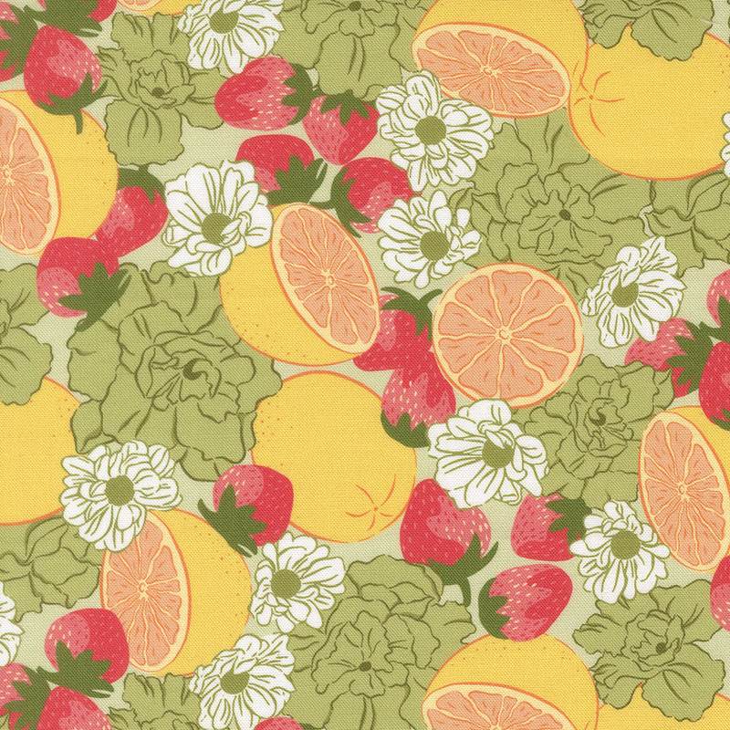 Fruitful By Kiley\'s Quilt Room For Moda - Digital Print - Pear