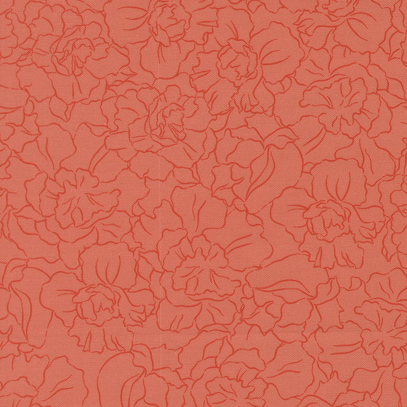 Fruitful By Kiley\'s Quilt Room For Moda - Digital Print - Flamingo