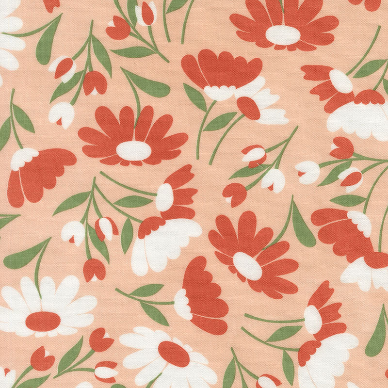 Sunroom By Coret Yoder For Moda - Peach