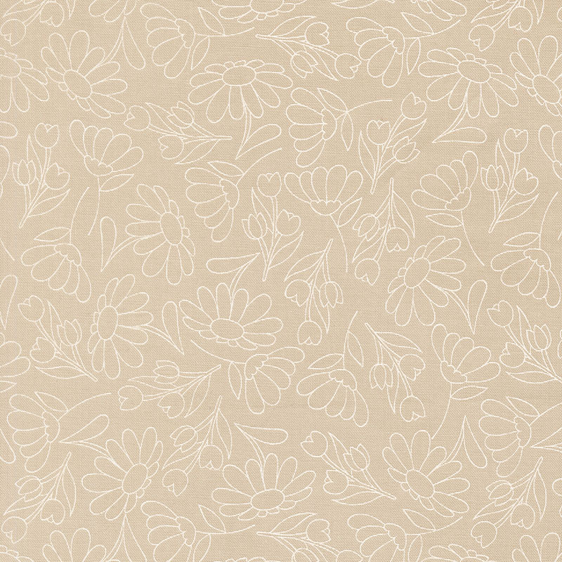 Sunroom By Coret Yoder For Moda - Stone