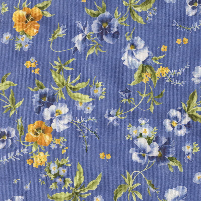 Summer Breeze 2027 By Moda - Digital Print - Cornflower