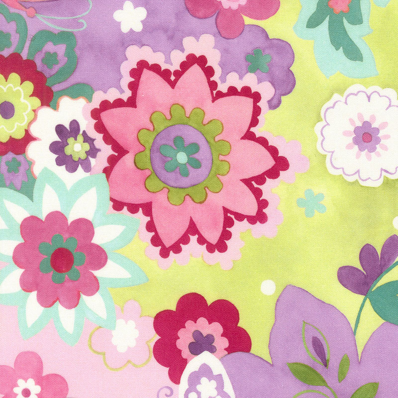 Fresh Picked Fantasy By Momo For Moda - Digital Print - Blossom