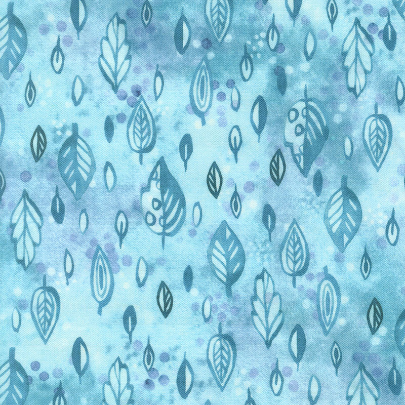 Fresh Picked Fantasy By Momo For Moda - Digital Print - Turquoise