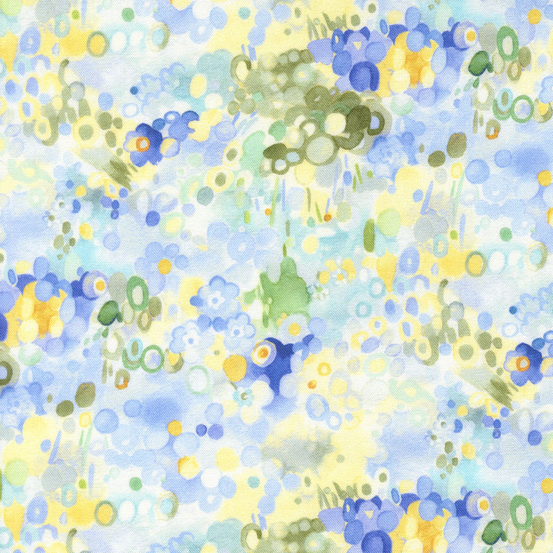 Fresh Picked Fantasy By Momo For Moda - Digital Print - Lake