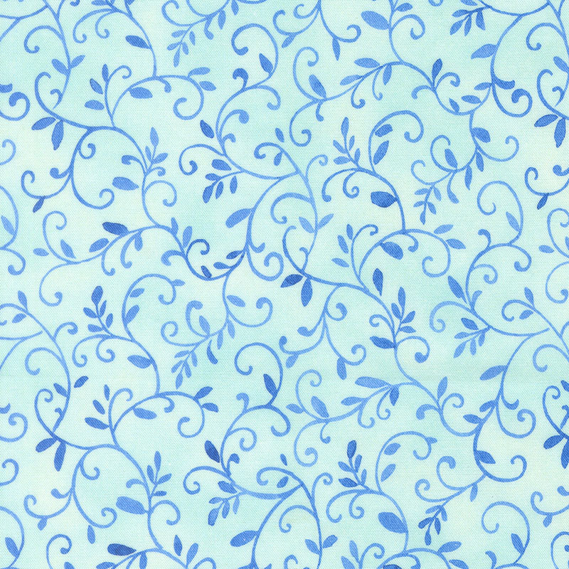 Fresh Picked Fantasy By Momo For Moda - Digital Print - Aqua