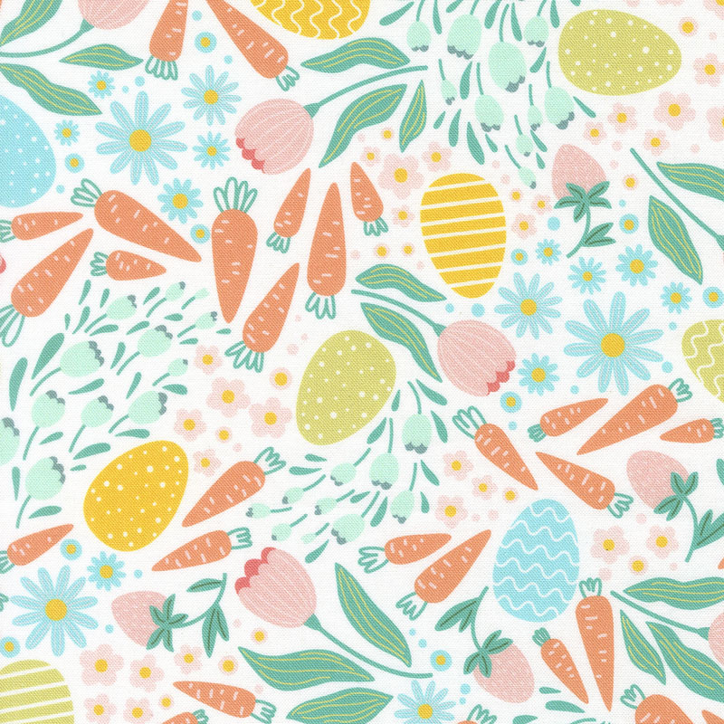Hop Into Spring By Elena Amo For Moda - Digital Print - Cloud