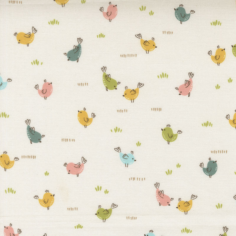 Hop Into Spring By Elena Amo For Moda - Digital Print - Cloud