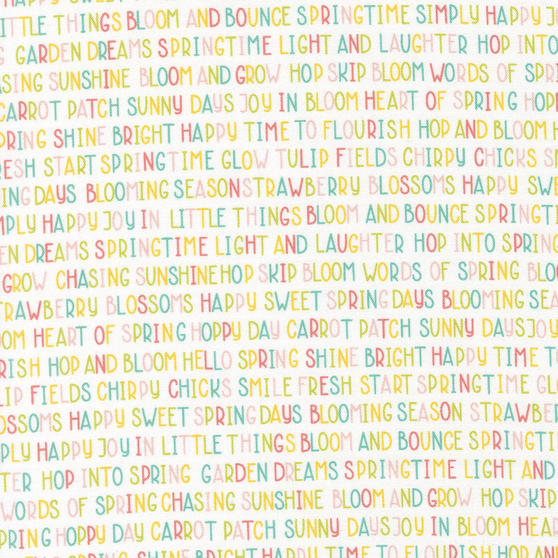 Hop Into Spring By Elena Amo For Moda - Digital Print - Cloud