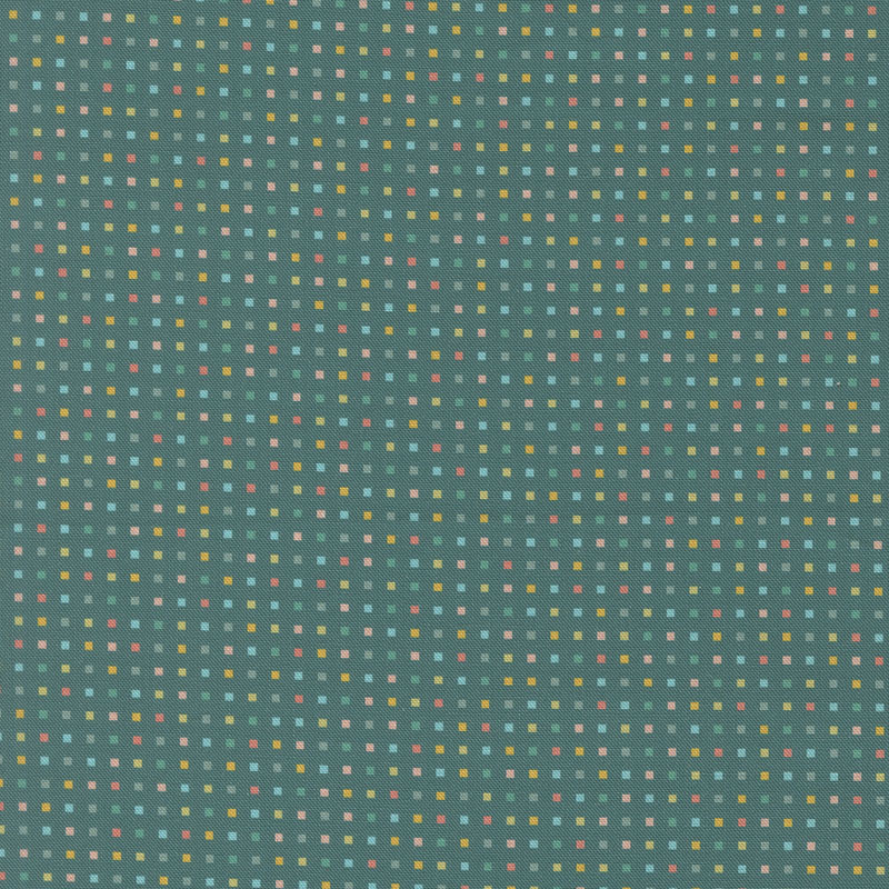 Hop Into Spring By Elena Amo For Moda - Digital Print - Teal
