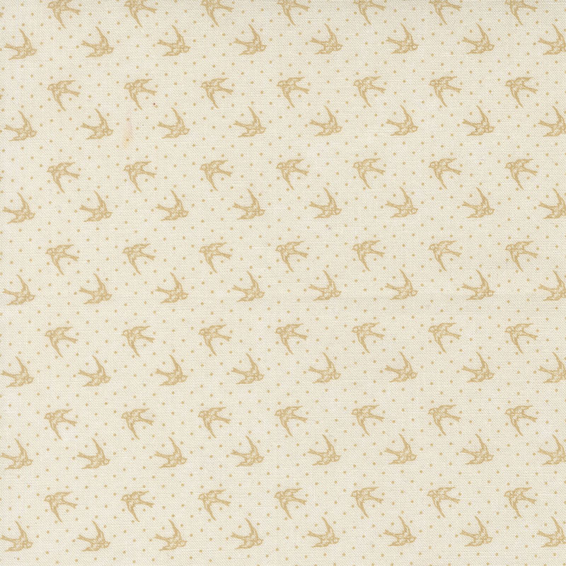 Cardinals Nest By Kansas Troubles For Moda - Tan-Tonal