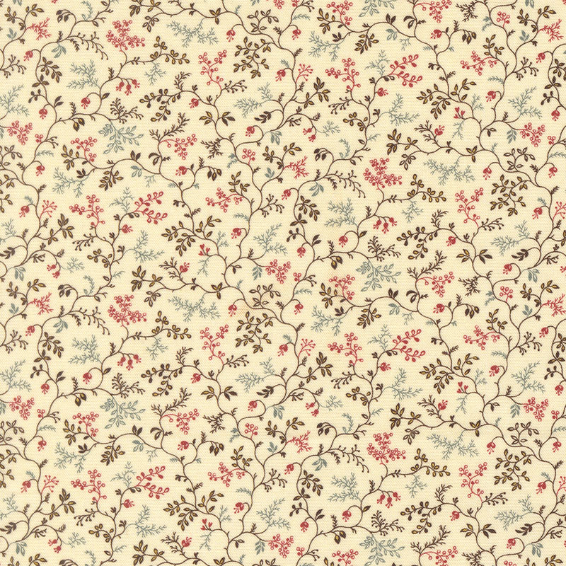 Betsy\'s Best By Betsy Chutchian For Moda - Digital Print - Florals Cream Multi