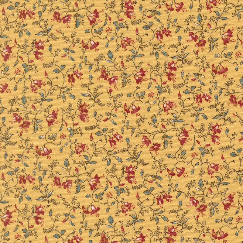 Betsy\'s Best By Betsy Chutchian For Moda - Digital Print - Florals Butter