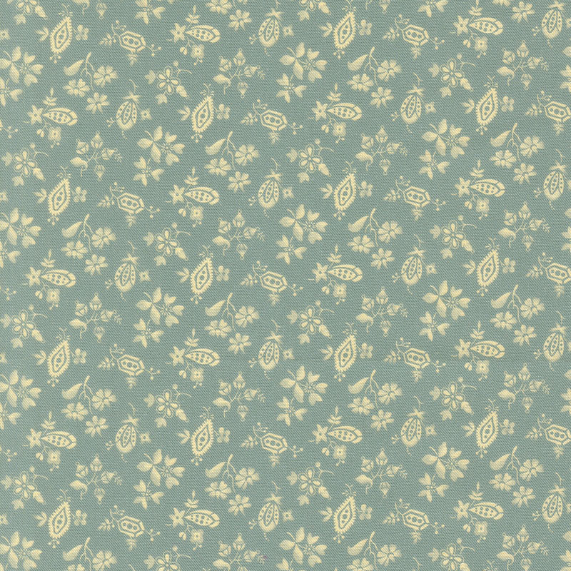 Betsy\'s Best By Betsy Chutchian For Moda - Digital Print - Blenders Robins Egg