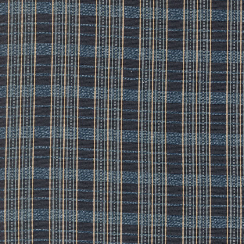 Betsy\'s Best By Betsy Chutchian For Moda - Digital Print - Checks & Plaids Night Sky