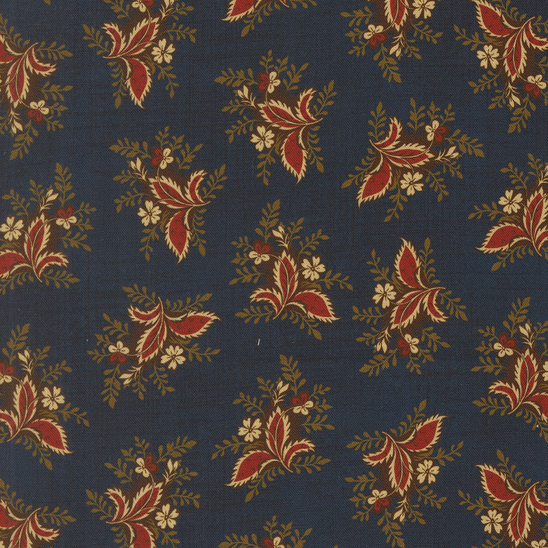 Betsy\'s Best By Betsy Chutchian For Moda - Digital Print - Florals Indigo