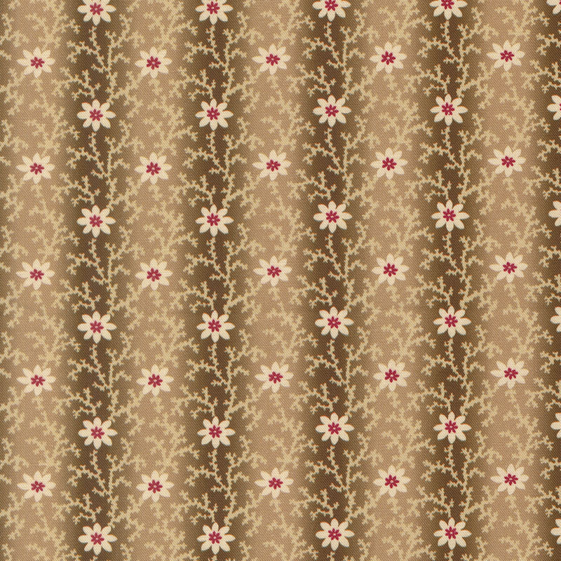 Betsy\'s Best By Betsy Chutchian For Moda - Digital Print - Stripes Brown