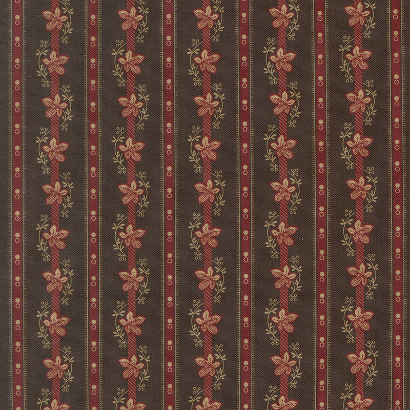 Betsy\'s Best By Betsy Chutchian For Moda - Digital Print - Stripes Chocolate