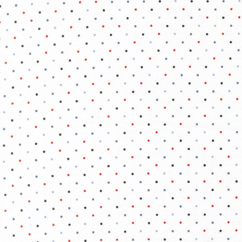 Stars And Stripes By Camille Roskelley For Moda - White