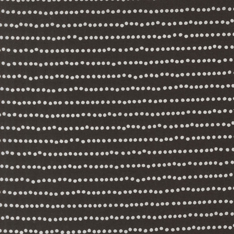 Ink By Sweetwater For Moda - Charcoal - White