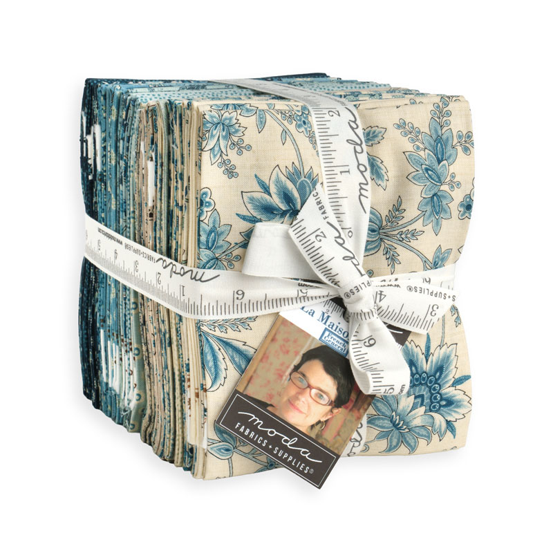 La Maison Bleu Fat 1/4\'s By Moda - 35 Pcs