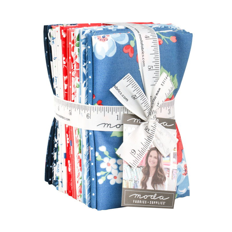 Stars And Stripes Fat 1/8\'s By Moda - 33 Pcs