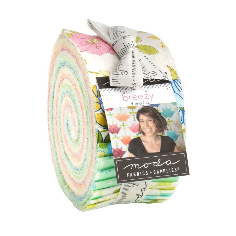 Breezy Jelly Rolls By Moda - Packs Of 4