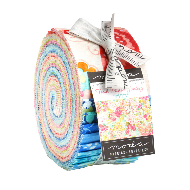 Fresh Picked Fantasy Jelly Rolls By Moda - Packs Of 4