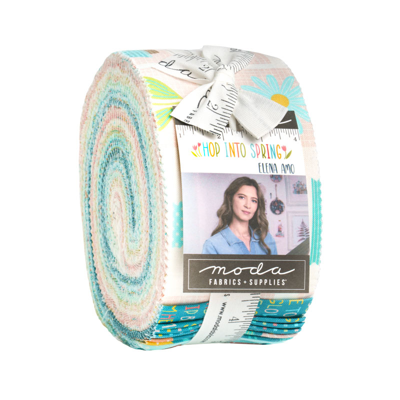 Hop Into Spring Jelly Rolls By Moda - Packs Of 4
