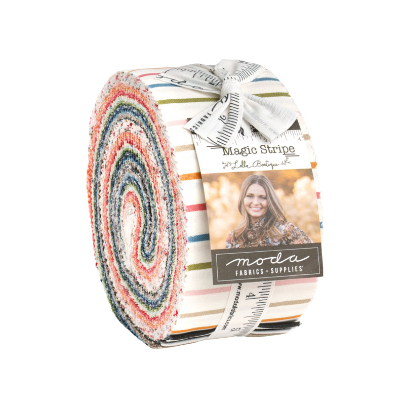 Magic Stripe Jelly Rolls By Moda - Packs Of 4