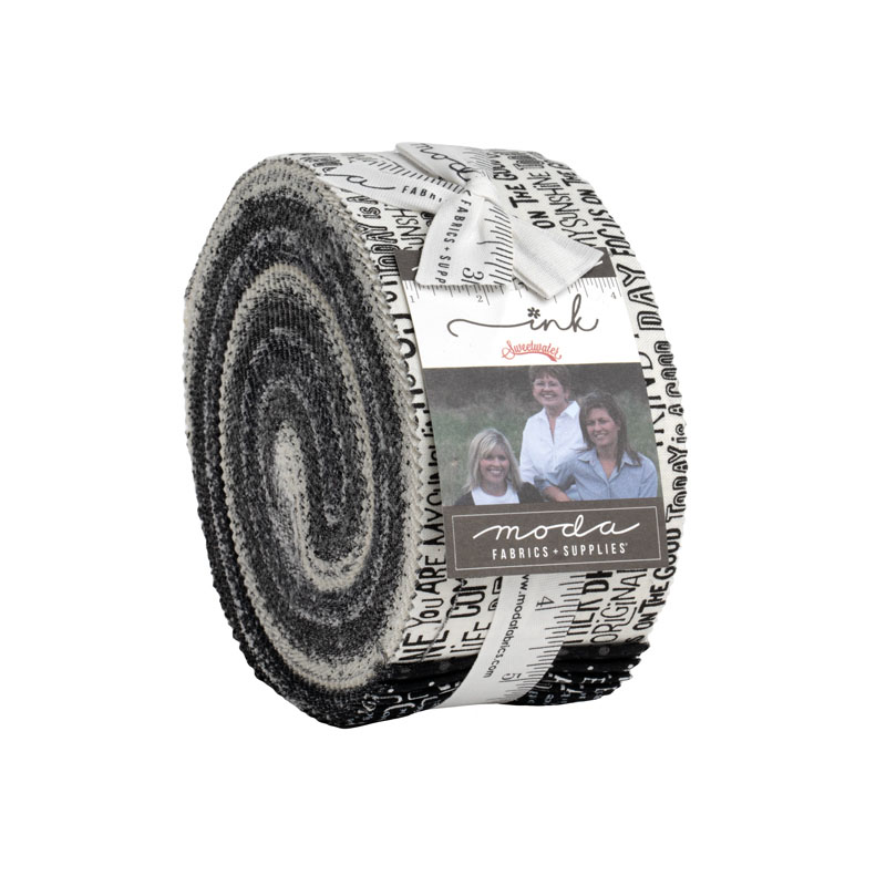 Ink Jelly Rolls By Moda - Packs Of 4