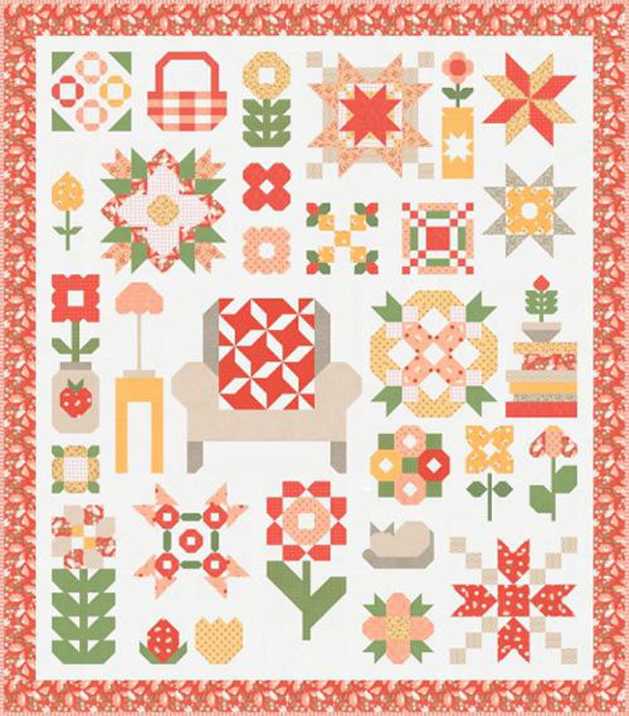 Sunroom Sampler Kit 72" X 90" By Corey Yoder For Moda