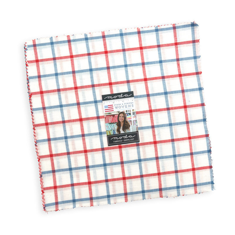 Stars And Stripes Wovens Layer Cakes By Moda - Packs Of 4