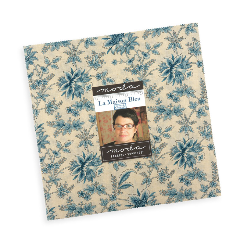 La Maison Bleu Layer Cakes By Moda - Packs Of 4