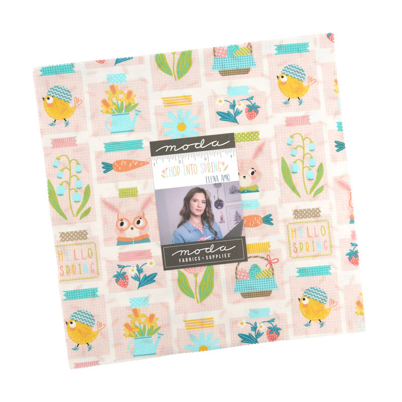 Hop Into Spring Layer Cakes By Moda - Packs Of 4