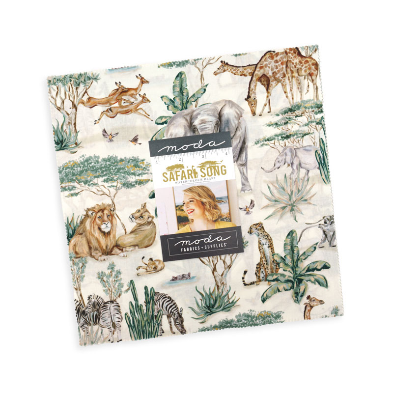 Safari Song Layer Cakes By Moda - Packs Of 4