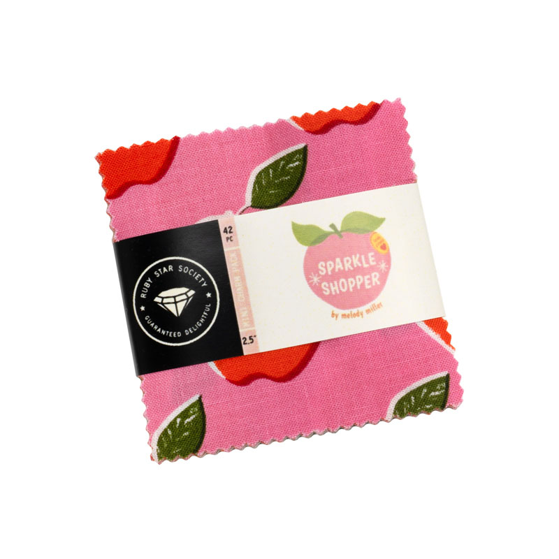 Sparkle Shopper Mini Charm Packs By Moda - Packs Of 24