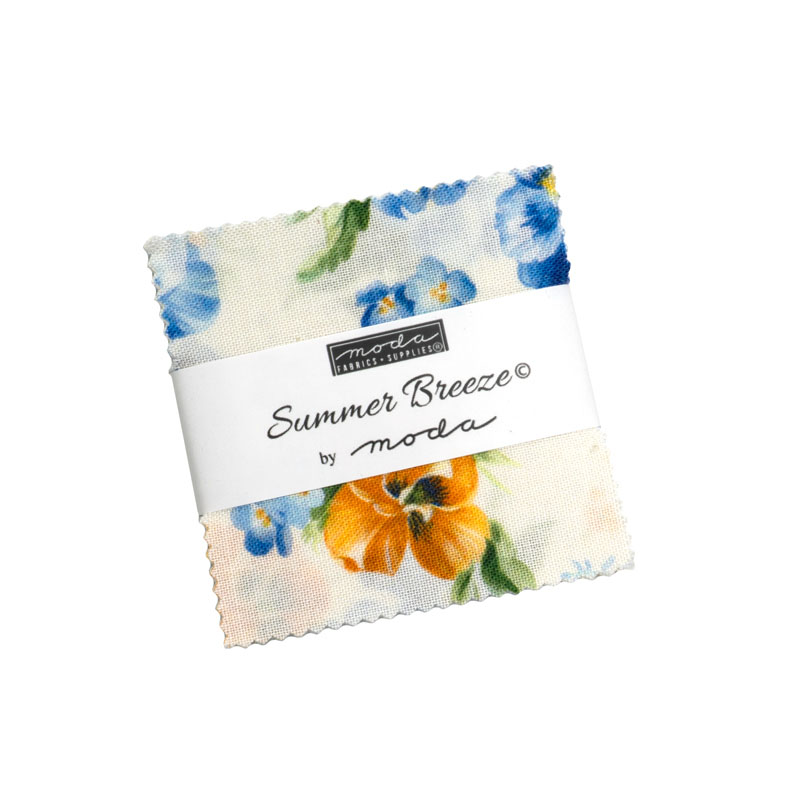 Summer Breeze 2027 Mini Charm Packs By Moda - Packs Of 24