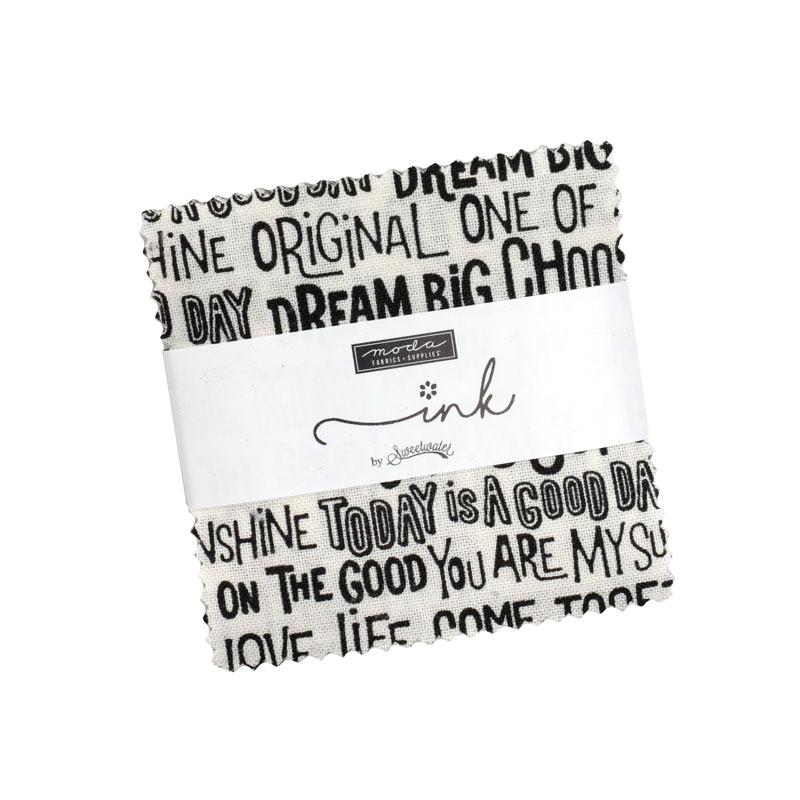 Ink Mini Charm Packs By Moda - Packs Of 24