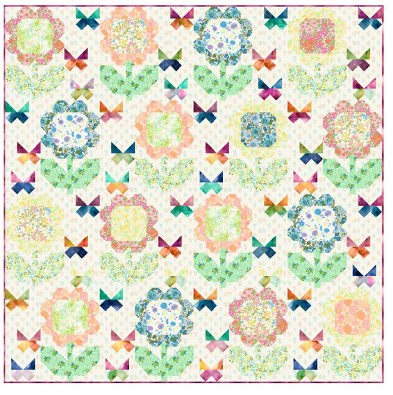 Butterfly Garden Pattern By V And Co For Moda - Minimum Of 3