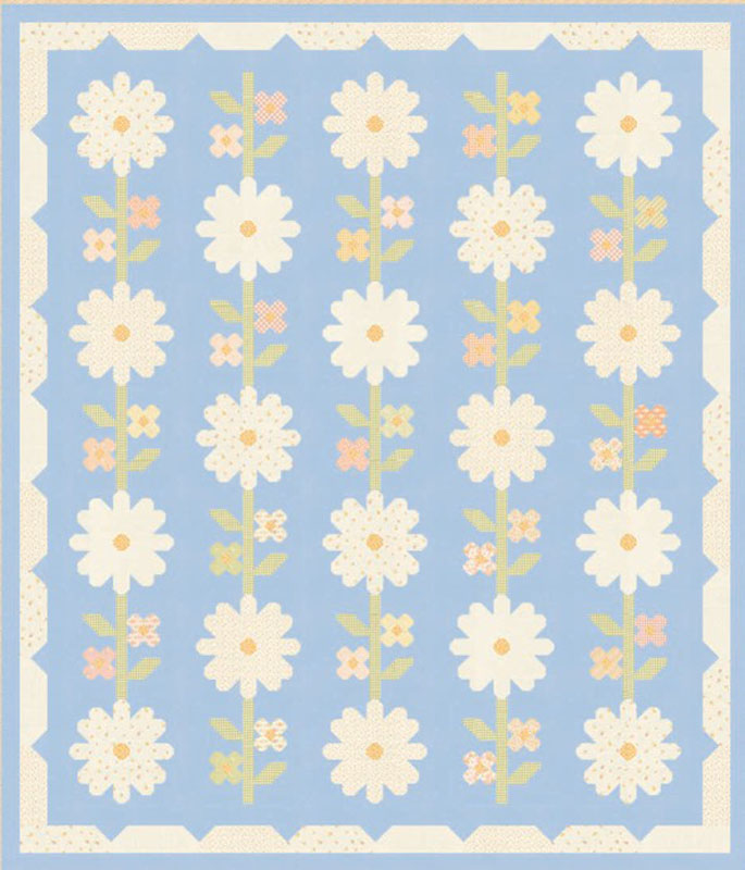 Daisy Love Pattern By My Sew Quilty Life For Moda - Minimum Of 3