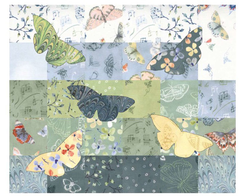 Flutter By Pattern By Janet Clare For Moda - Minimum Of 3