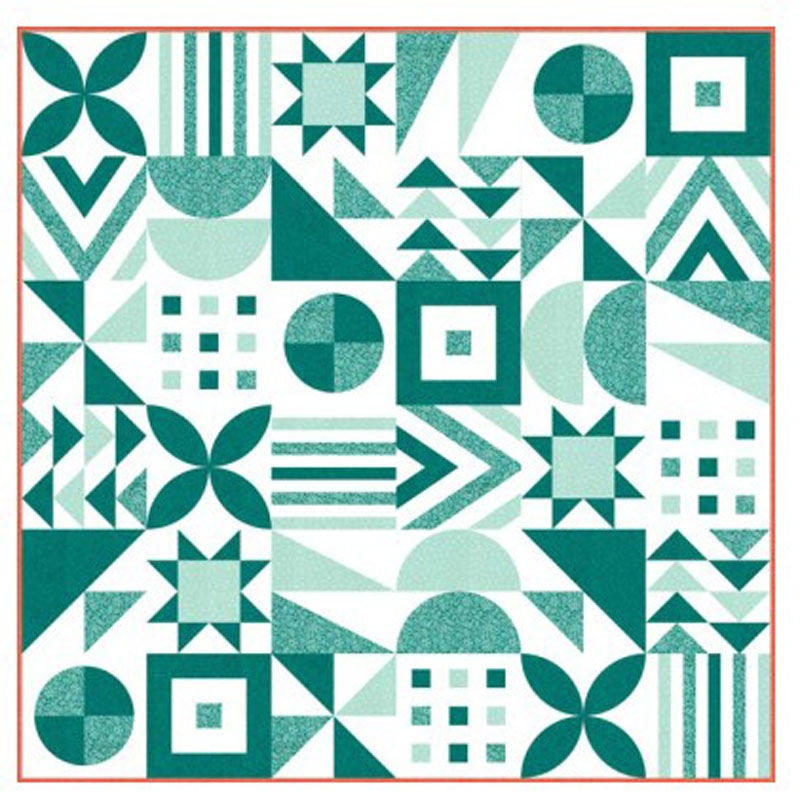 The Mod Block Edit Pattern By Kiley\'s Quilt Room For Moda