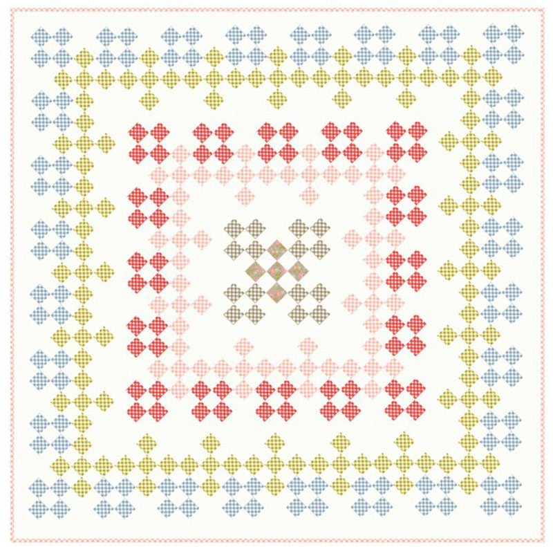 Clover Pattern By Acorn Quilt And Gift Co For Moda - Min. Of 3