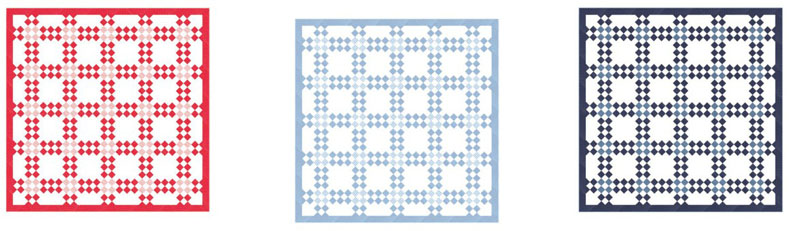 Coastal Americana Pattern By Thimble Blossoms For Moda - Minimum Of 3
